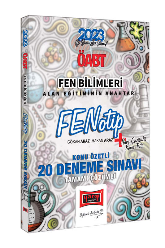 2023 KPSS ÖABT Anahtar Serisi Fenotip Konu Özetli Tamamı Çözümlü 20 Deneme - Gökhan Araz kitap kapağı