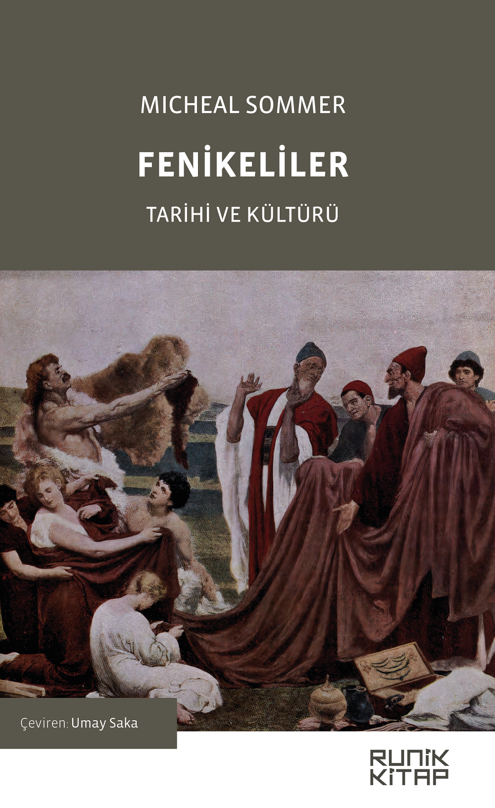Fenikeliler Tarihi ve Kültürü - Michael Sommer kitap kapağı