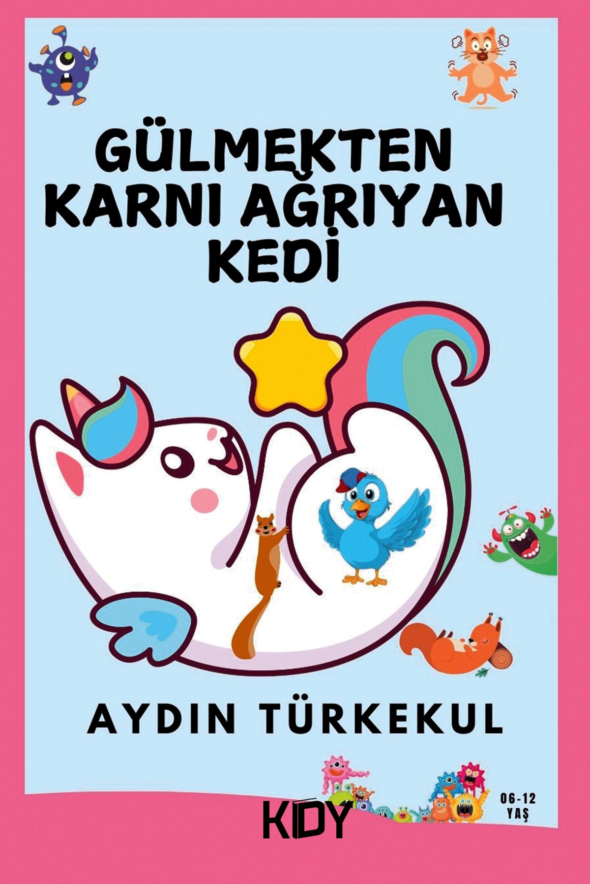 Gülmekten Karnı Ağrıyan Kedi - Aydın Türkekul kitap kapağı