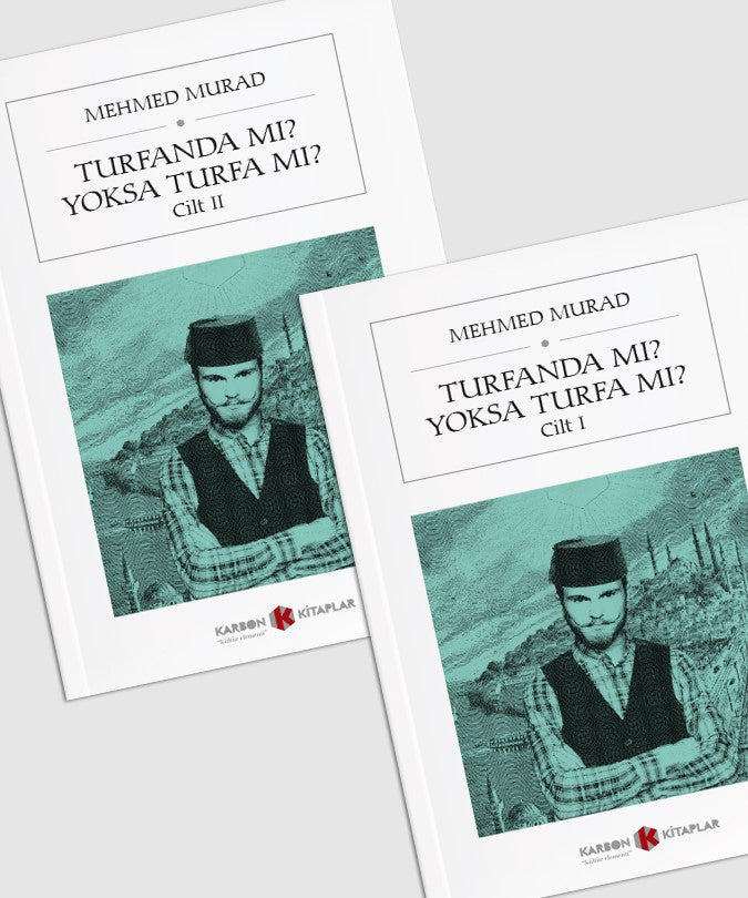 Turfanda mı, Yoksa Turfa mı? (2 Cilt) (Cep Boy) (Tam Metin) - Mizancı Mehmed Murad kitap kapağı