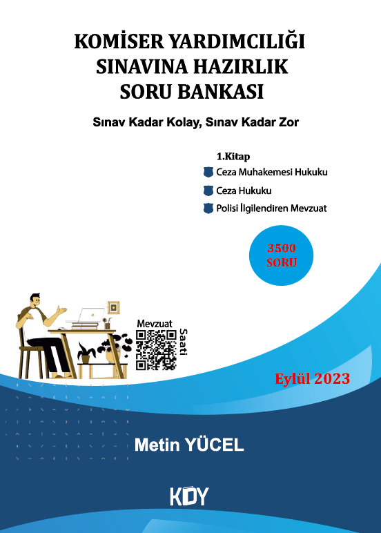 Komiser Yardımcılığı Sınavına Hazırlık Soru Bankası 1 - Metin Yücel kitap kapağı