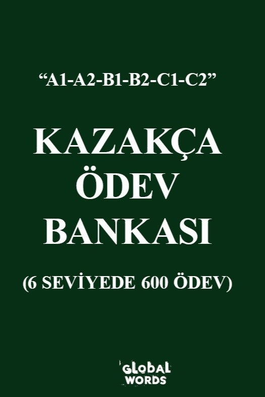 Kazakça Ödev Bankası 6 Seviyede 600 Ödev - Kolektif kitap kapağı