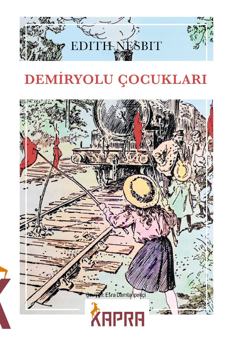 Demiryolu Çocukları - Edith Nesbit kitap kapağı