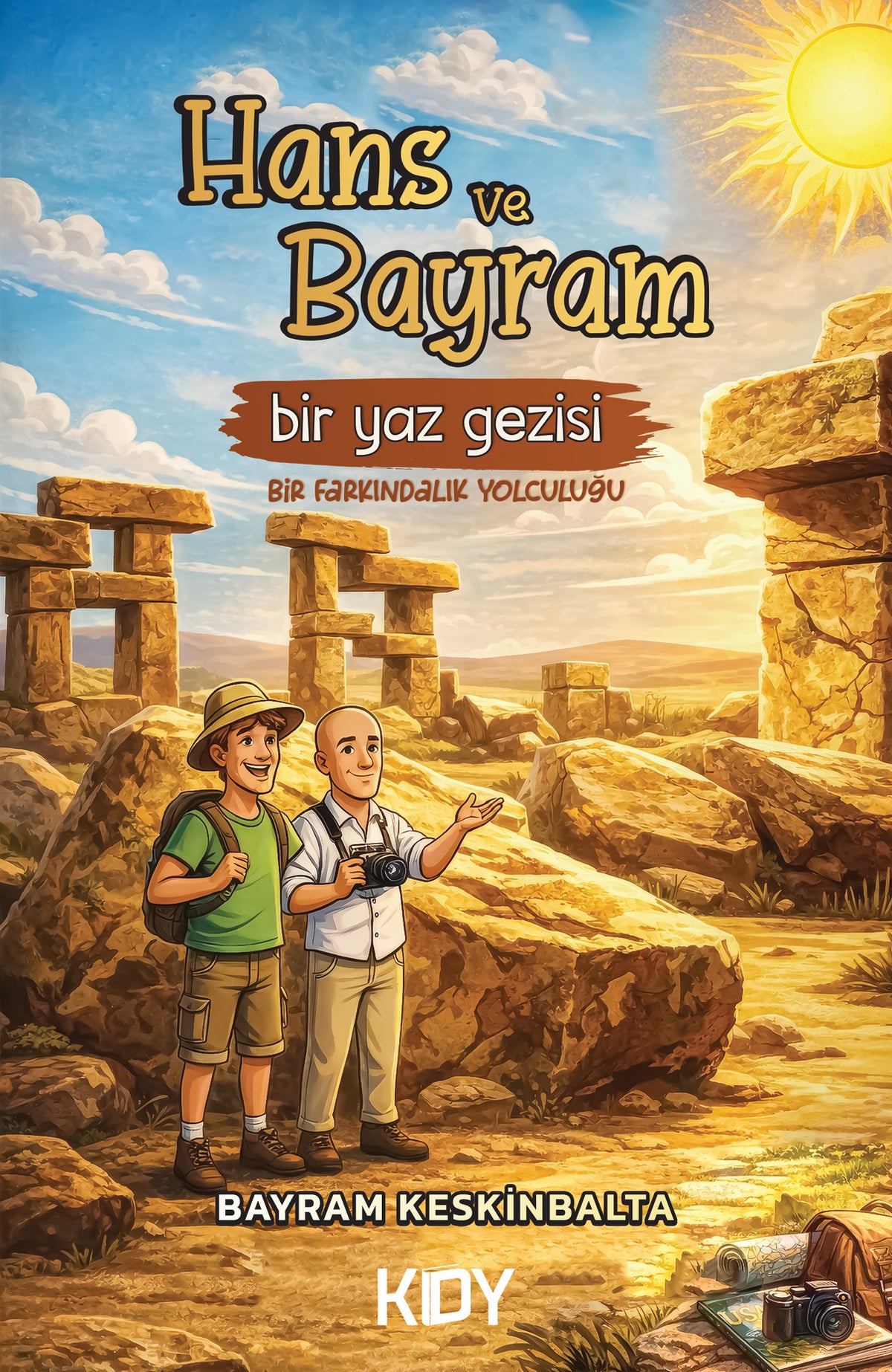 Hans ve Bayram Bir Yaz Gezisi - Bayram Keskinbalta kitap kapağı