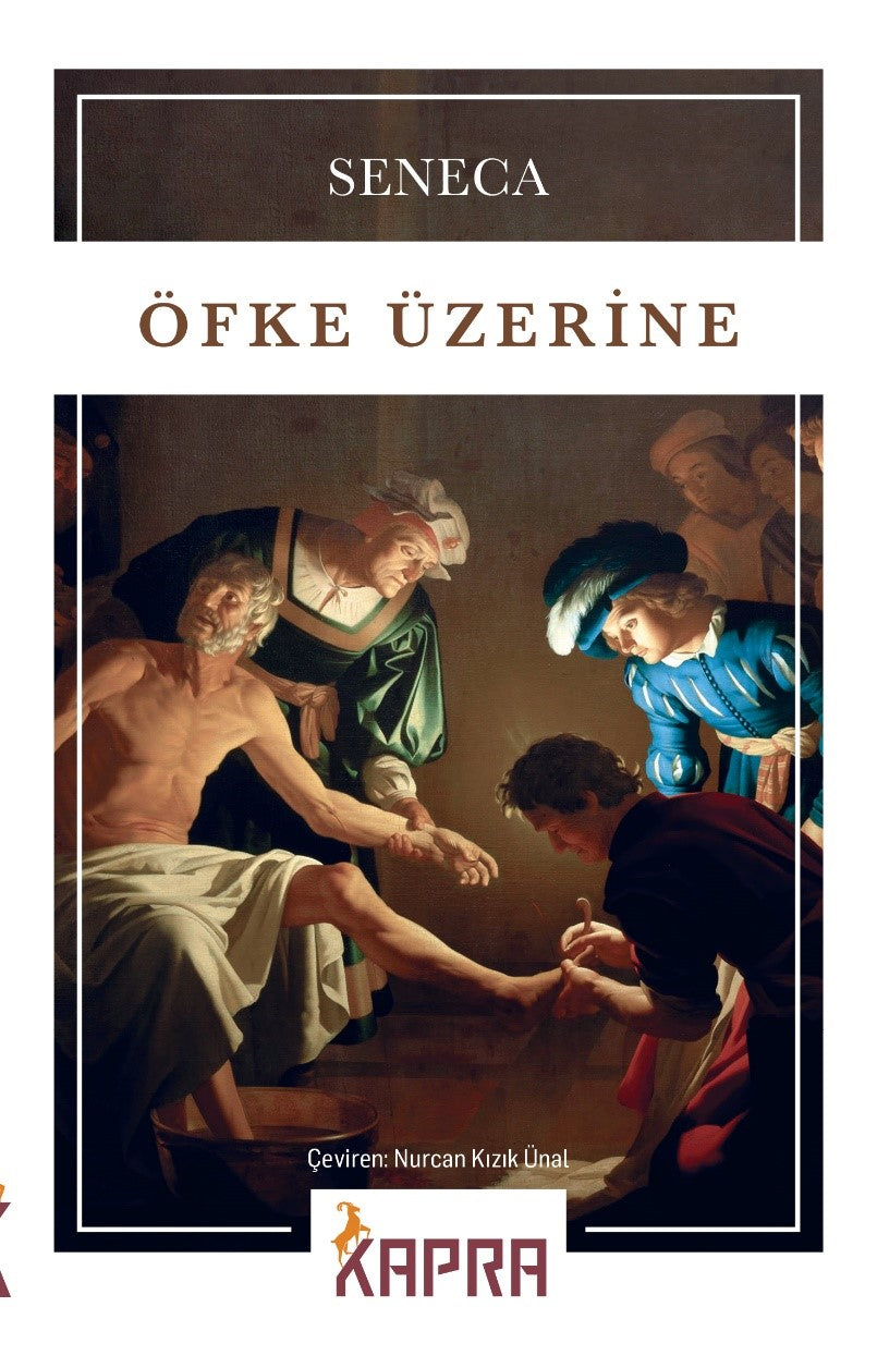 Öfke Üzerine - Seneca kitap kapağı