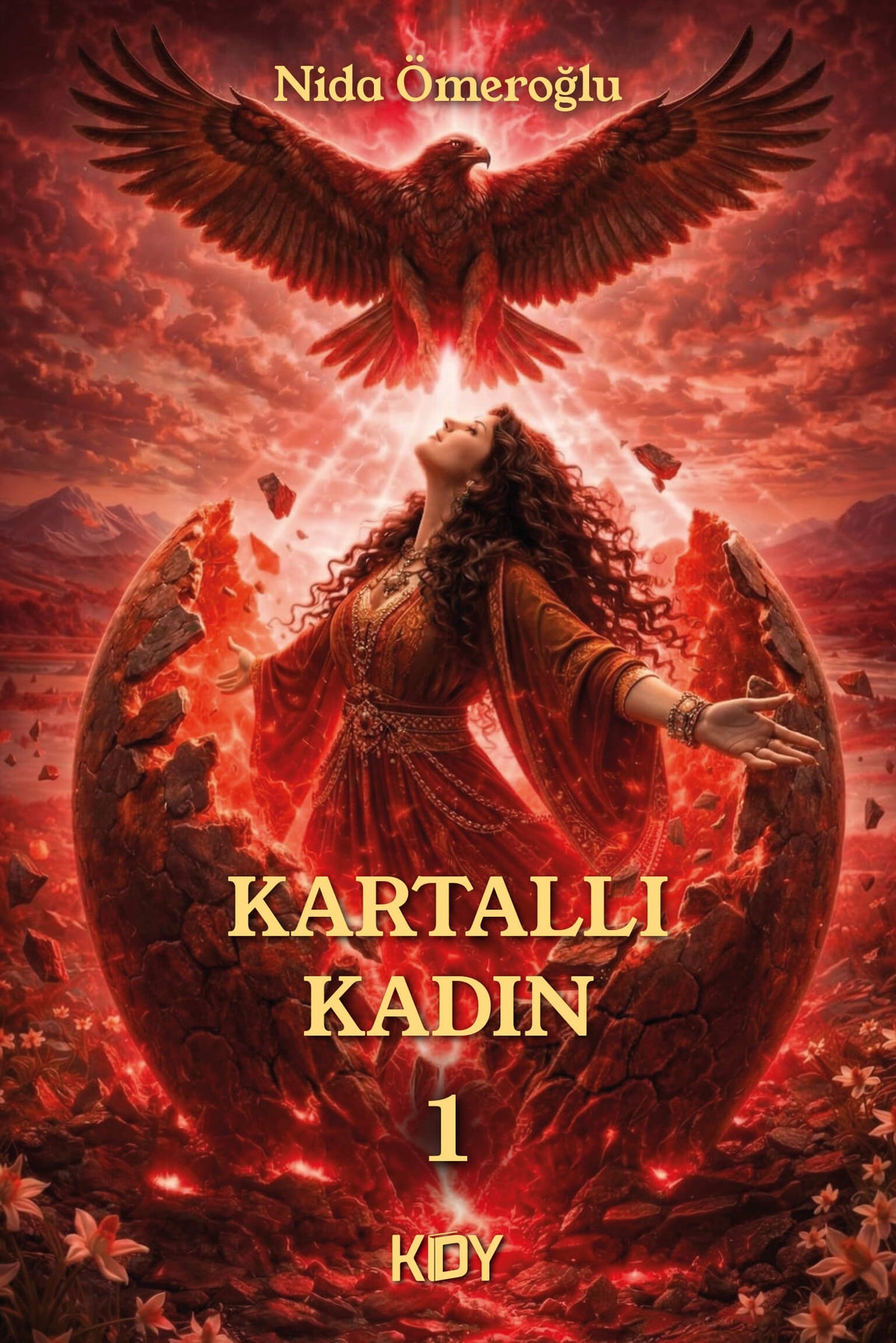 Kartallı Kadın - Nida Ömeroğlu kitap kapağı