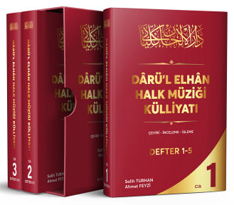 Darü'l Elhan Halk Müziği Külliyatı (3 Cilt) - Salih Turhan kitap kapağı