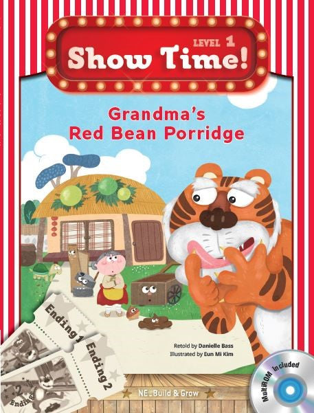 Grandma's Red Bean Porridge (SB+WB+MultiROM) (Show Time Level 1) - Danielle Bass kitap kapağı