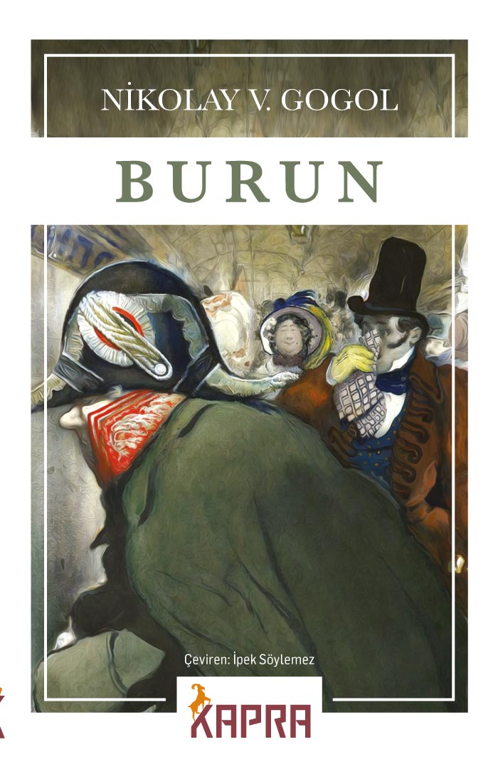 Burun - Nikolay Vasilievich Gogol kitap kapağı