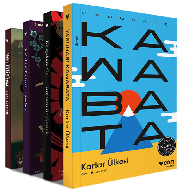 Japon Edebiyatı Seti (4 Kitap) - Yukio Mişima kitap kapağı
