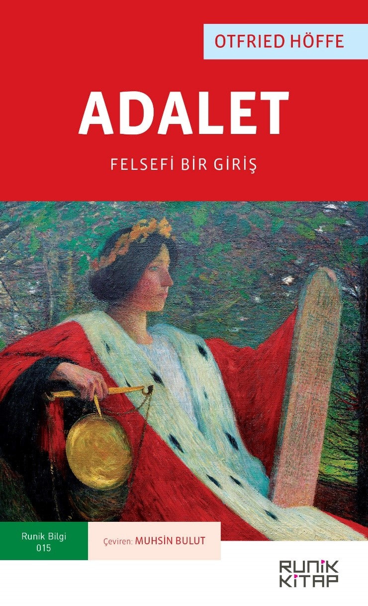 Adalet: Felsefi Bir Giriş - Otfried Höffe kitap kapağı