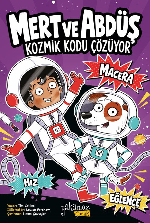Mert ve Abdüş Kozmik Kodu Çözüyor - Tim Collins kitap kapağı
