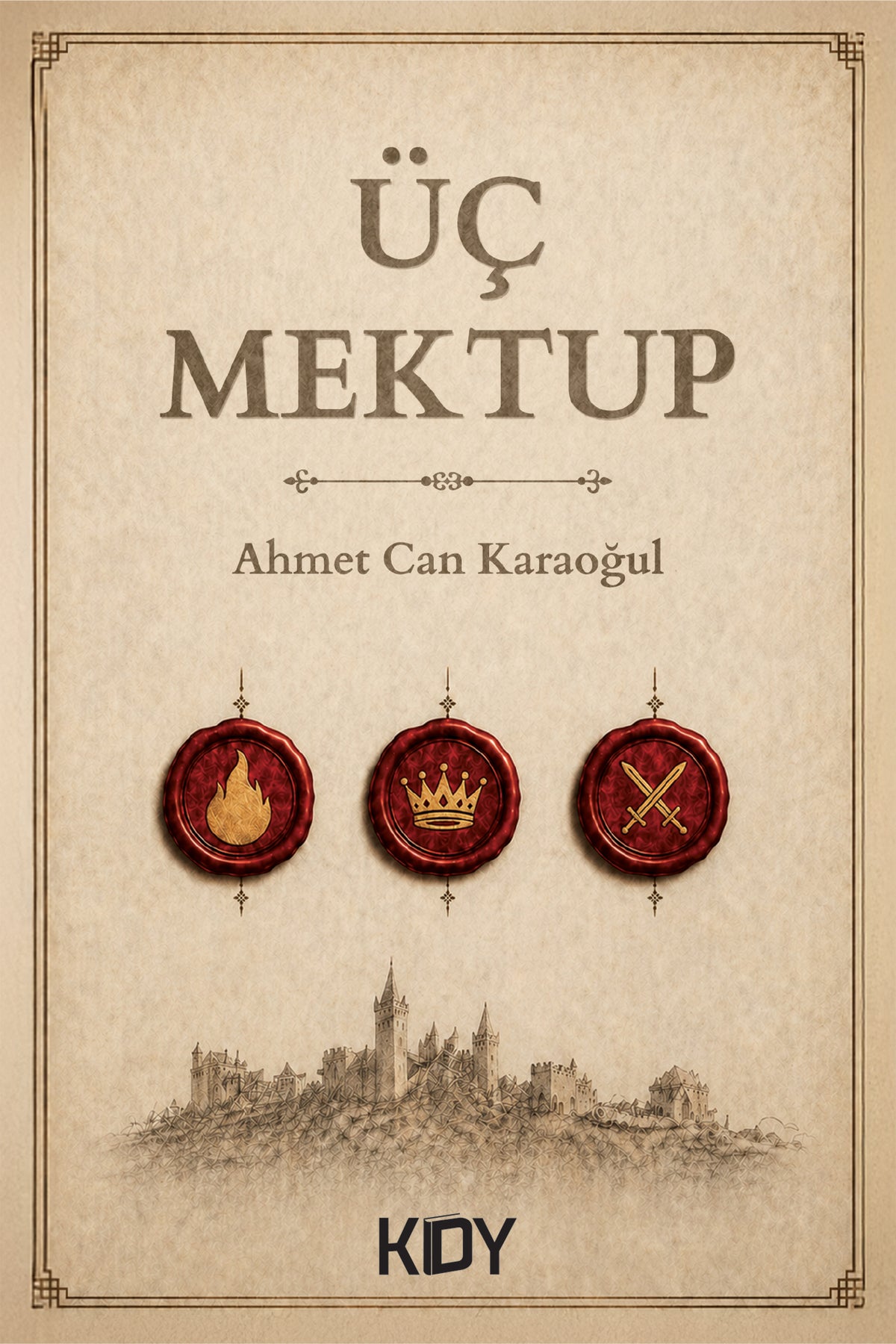 Üç Mektup - Ahmet Can Karaoğul kitap kapağı