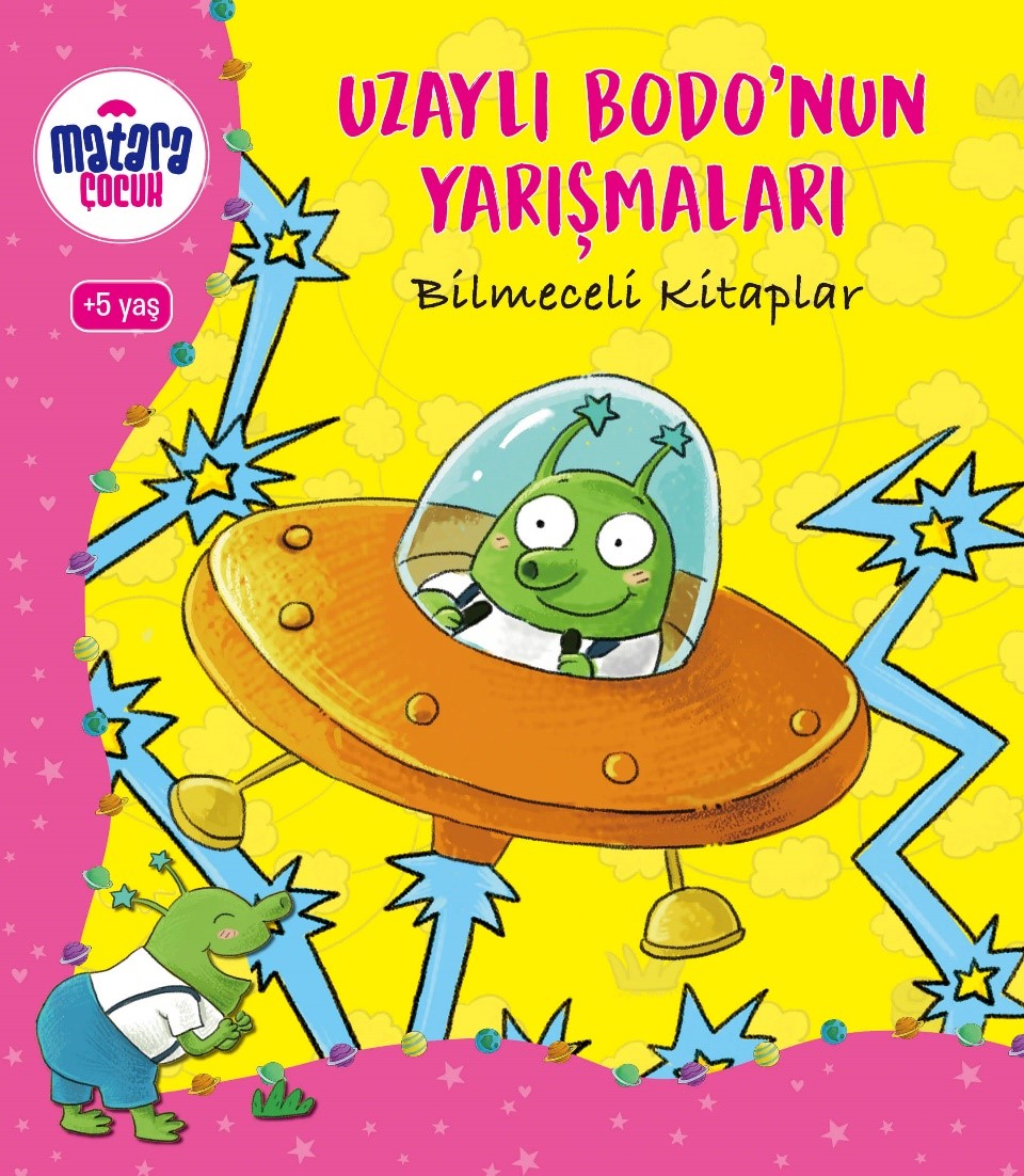 Uzaylı Bodo'nun Yarışmaları (Bilmeceli Kitaplar) - Kolektif kitap kapağı