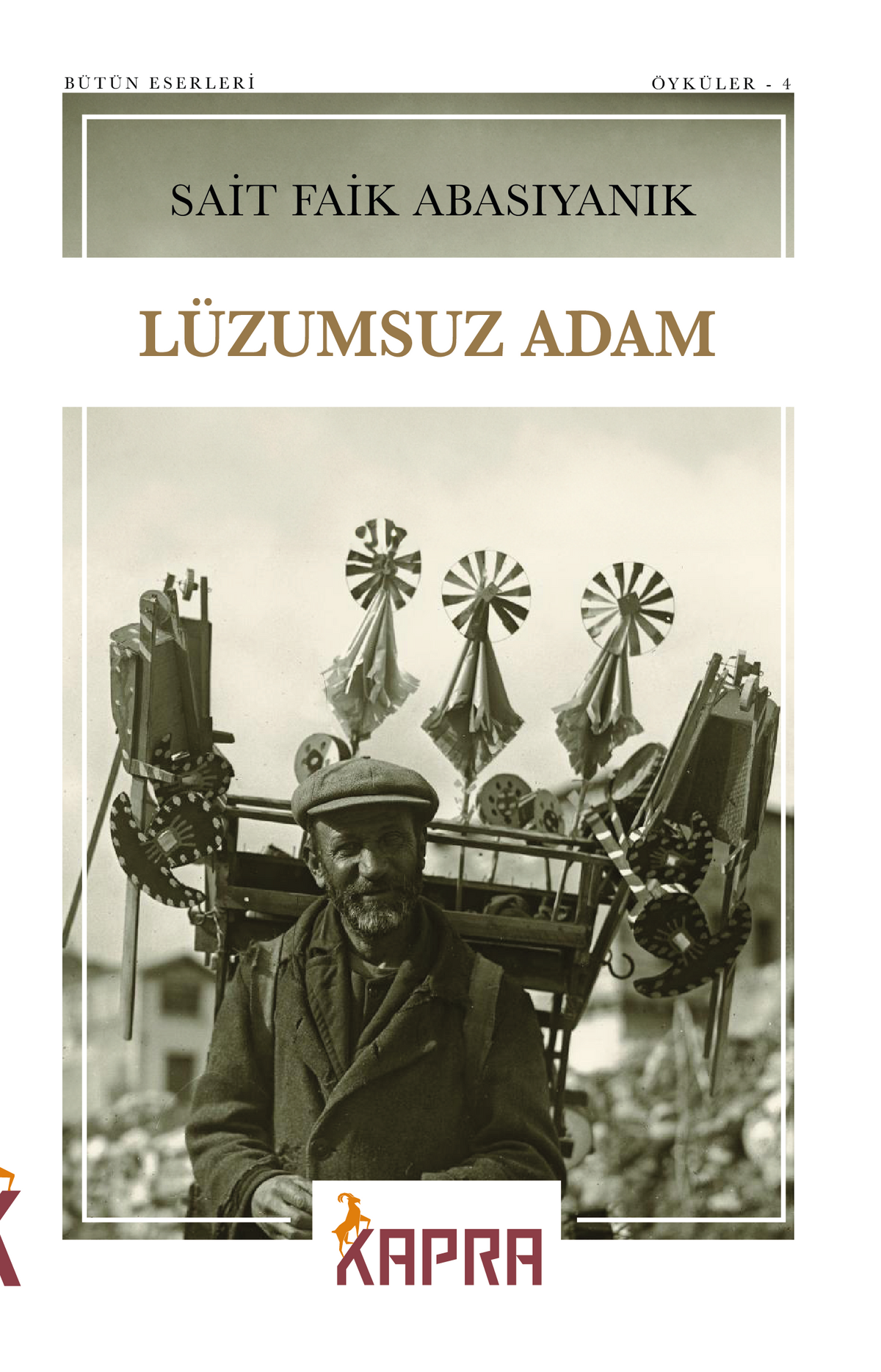 Lüzumsuz Adam - Sait Faik Abasıyanık kitap kapağı