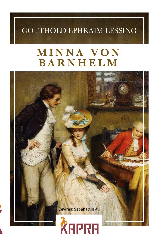Minna von Barnhelm - Gotthold Ephraim Lessing kitap kapağı