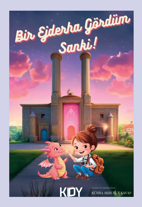 Bir Ejderha Gördüm Sanki! - Kübra Akbulut Kavas kitap kapağı