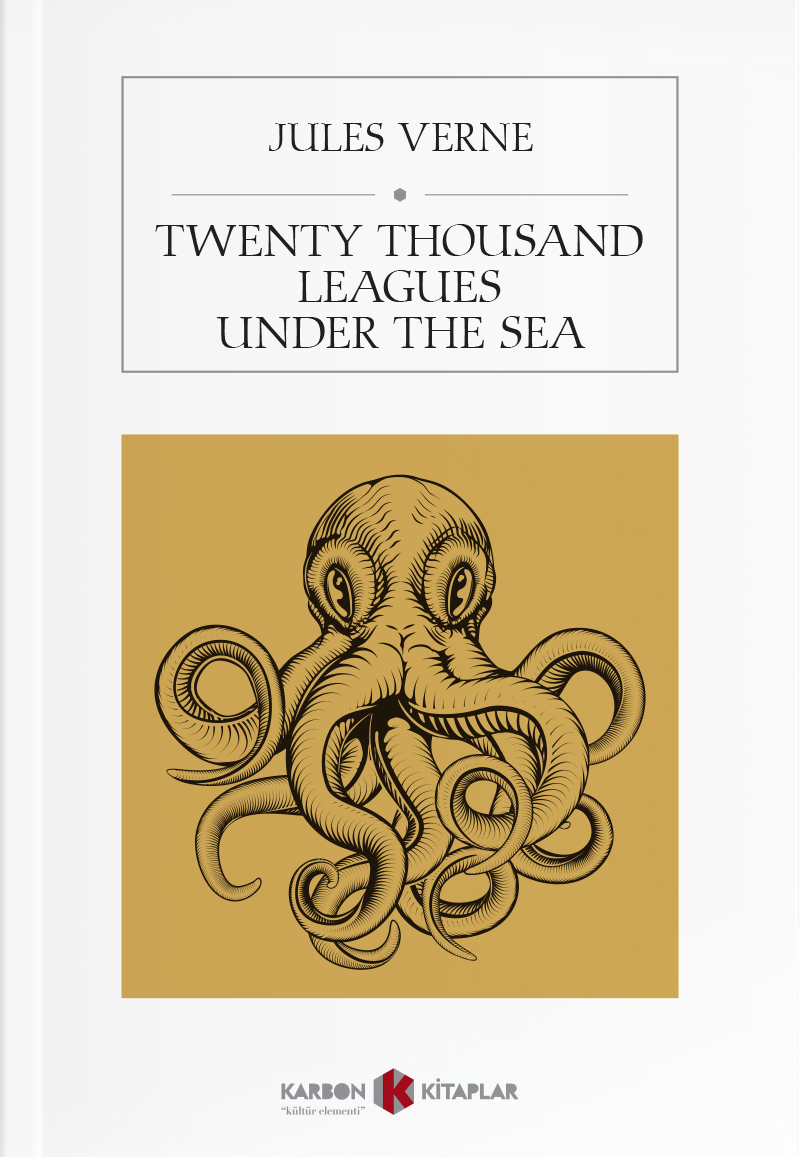 Twenty Thousand Leagues Under The Sea - Jules Verne kitap kapağı
