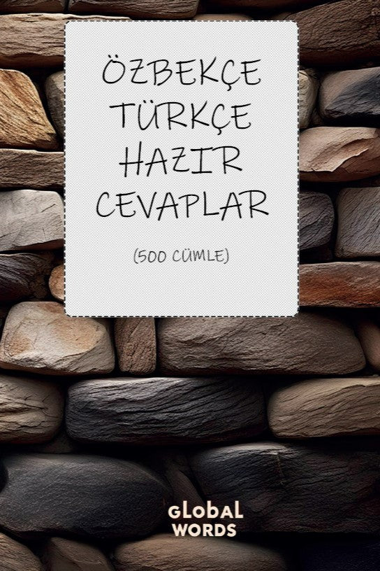 Özbekçe-Türkçe Hazır Cevaplar - Kolektif kitap kapağı