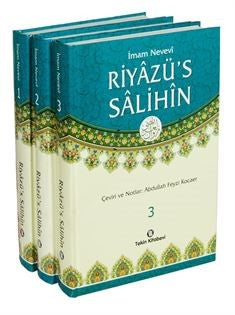Riyazü's Salihin Tercümesi (3 Cilt Takım) Ahlakı Olgunlaştıran Hadisler - İmam Nevevi kitap kapağı