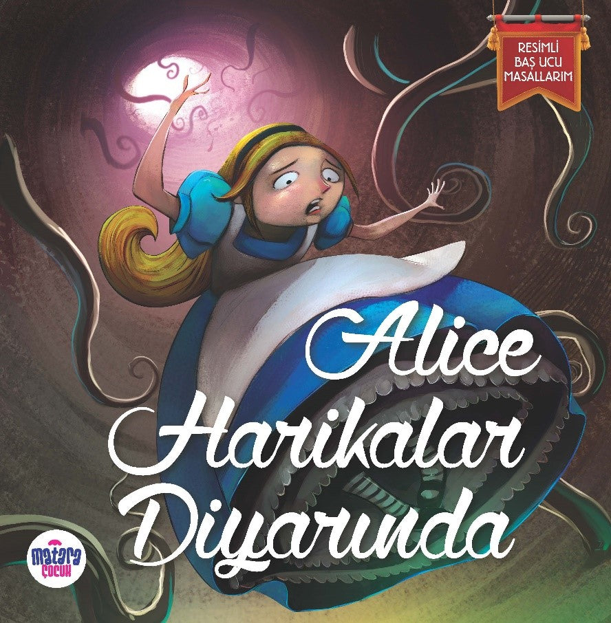 Alice Harikalar Diyarında / Resimli Baş Ucu Masallarım - Lewis Carroll kitap kapağı