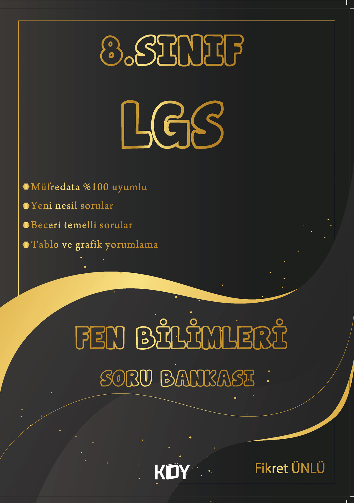 Fen Kurdu 8. Sınıf LGS Fen Bilimleri Soru Bankası - Fikret Ünlü kitap kapağı