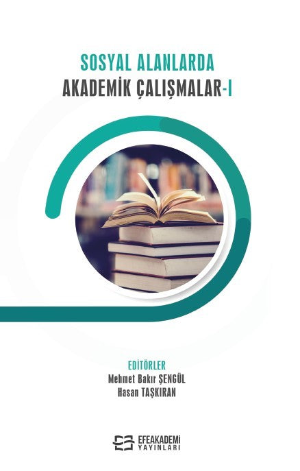 Sosyal Alanlarda Akademik Çalışmalar 1 - Hasan Taşkıran kitap kapağı