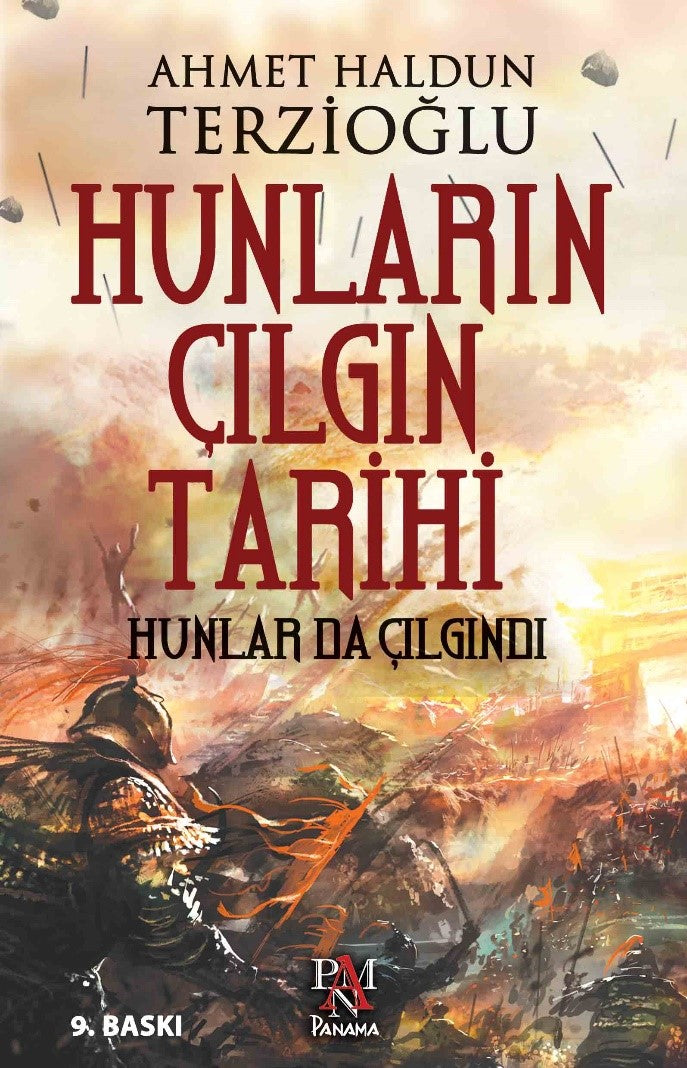 Hunların Çılgın Tarihi - Ahmet Haldun Terzioğlu kitap kapağı