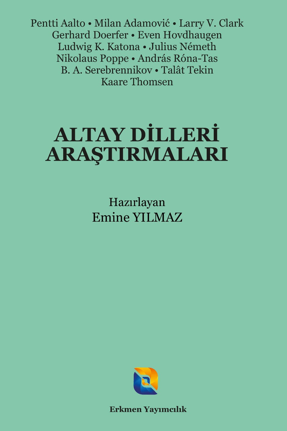 Altay Dilleri Araştırmaları - Kolektif kitap kapağı