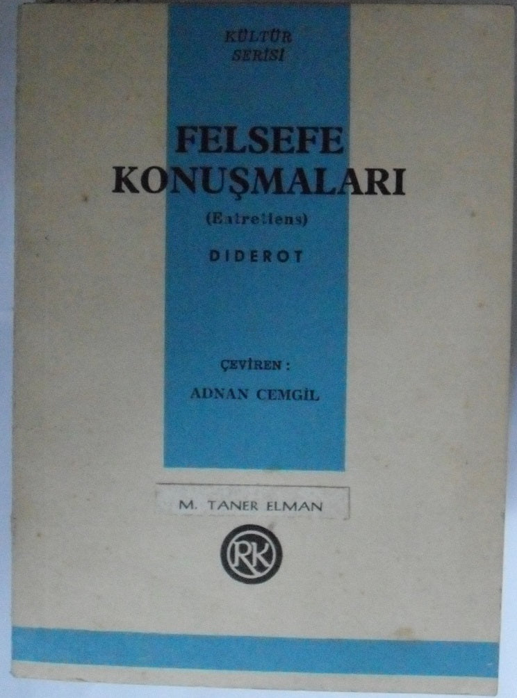 Felsefe Konuşmaları (12-G-40 ) - Denis Diderot kitap kapağı