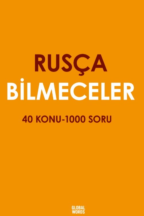 Rusça Bilmeceler 40 Konu-1000 Soru - Kolektif kitap kapağı
