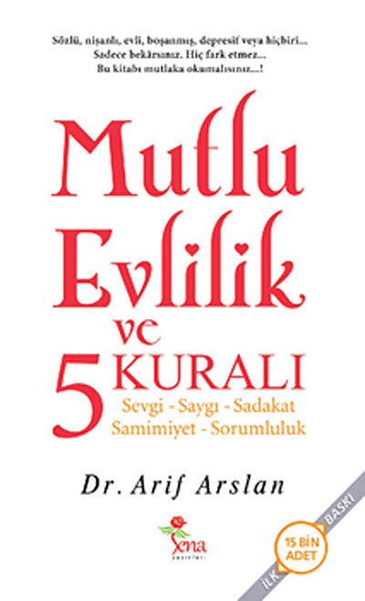Mutlu Evlilik ve 5 Kuralı - Dr. Arif Arslan kitap kapağı