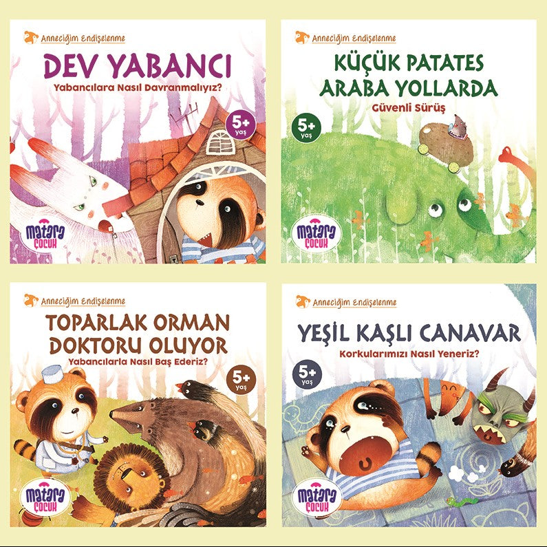 Anneciğim Endişelenme Set (4 Kitap) - Bilal Yakup kitap kapağı