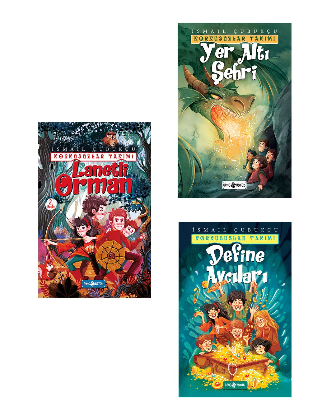 Korkusuzlar Takımı (3 Kitap) - İsmail Çubukçu kitap kapağı