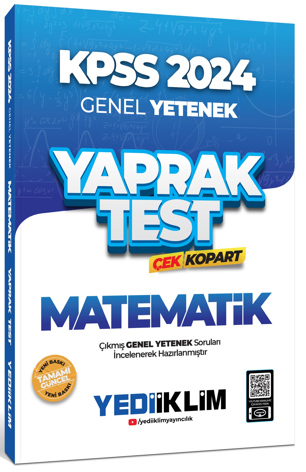 2024 KPSS Genel Yetenek Matematik Çek Kopart Yaprak Test - Kolektif kitap kapağı