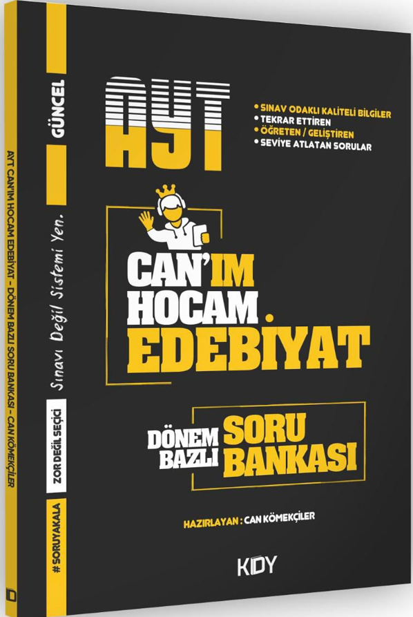 Can'ım Hocam Ayt Edebiyat Dönem Bazlı Soru Bankası - Can Kömekçiler kitap kapağı