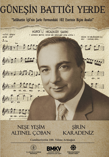 Güneşin Battığı Yerde - Selahattin İçli'nin Şarkı Formundaki 102 Eserinin Biçim Analizi - Şirin Karadeniz kitap kapağı