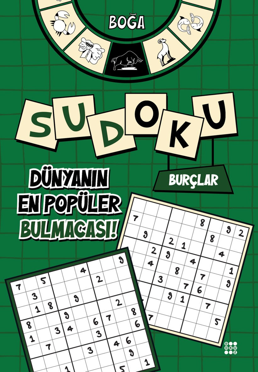 Burçlar Sudoku / Boğa (Kalem Hediyeli) - Murat Yalçın kitap kapağı