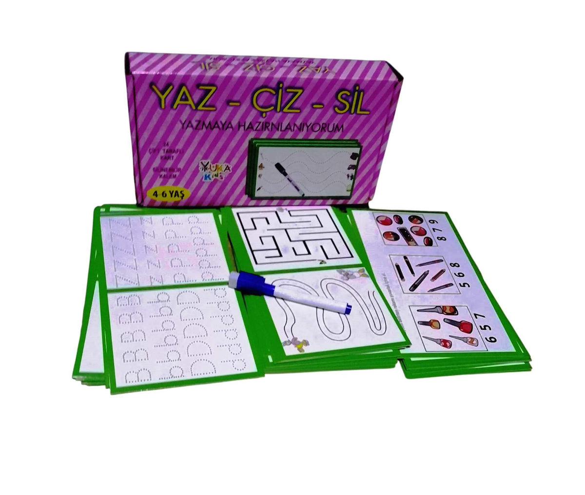 Yaz Çiz Sil Yazmaya Hazırlanıyorum - Kolektif kitap kapağı