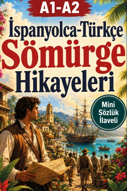 A1-A2 İspanyolca-Türkçe Sömürge Hikayeleri - Kolektif kitap kapağı