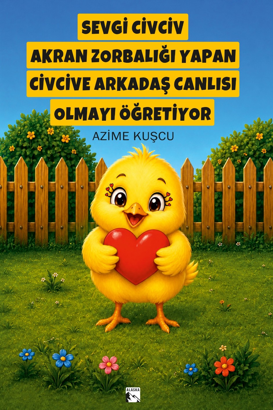 Sevgi Civciv Akran Zorbalığı Yapan Civcive Arkadaş Canlısı Olmayı Öğretiyor - Azime Kuşcu kitap kapağı
