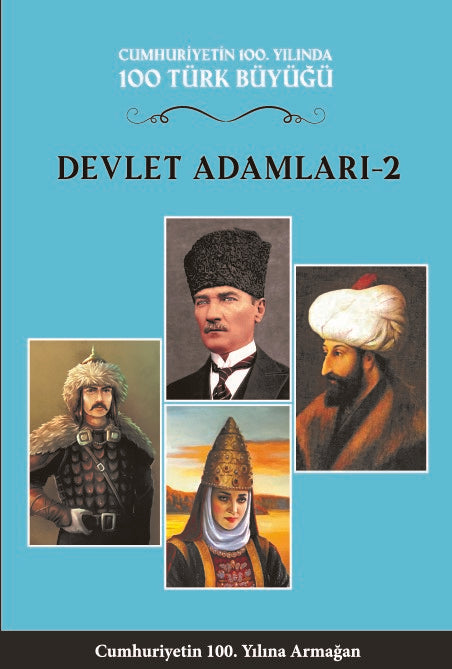 Devlet Adamları 2 (5.Cilt) Cumhuriyetin 100. Yılında 100 Türk Büyüğü - Kolektif kitap kapağı