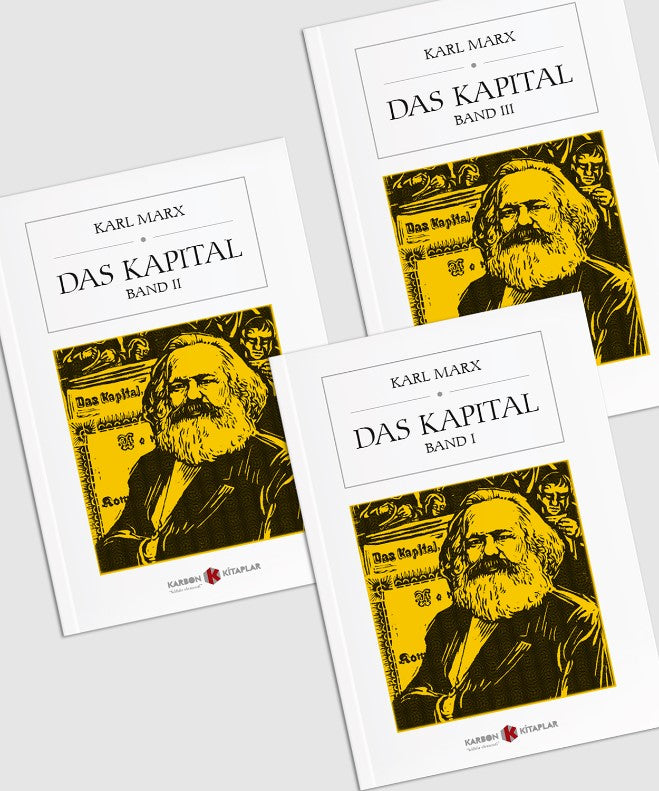 Das Kapital (Almanca) (3 Cilt Takım) - Karl Marx kitap kapağı