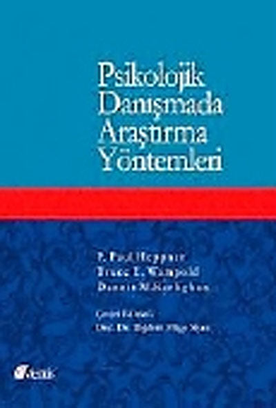 Psikolojik Danışmada Araştırma Yöntemleri - Kolektif kitap kapağı