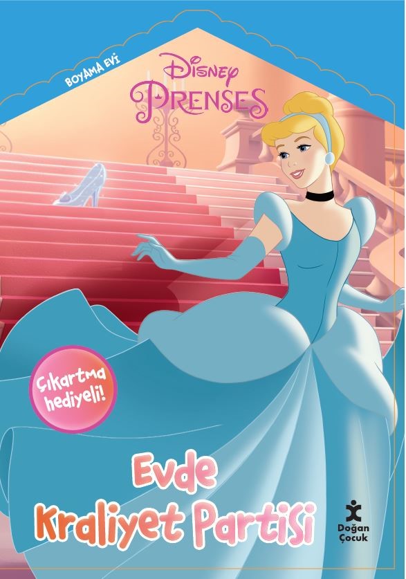 Disney Prenses Boyama Evi Evde Kraliyet Partisi - Kolektif kitap kapağı