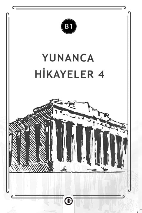 Yunanca Hikayeler 4 (B1 - Kolektif kitap kapağı