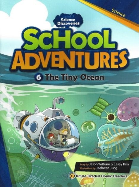 The Tiny Ocean +CD (School Adventures 3) - Jason Wilburn kitap kapağı