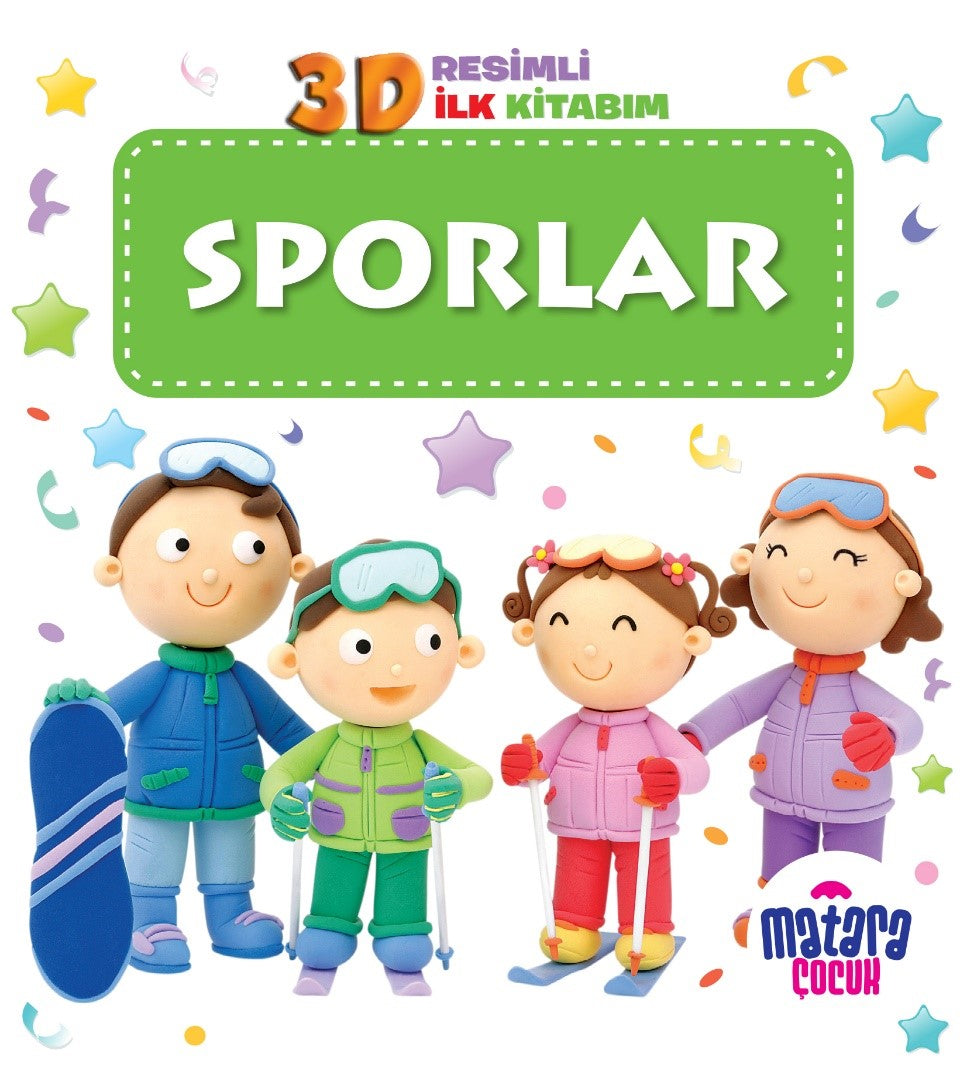 3D Resimli İlk Kitabım – Sporlar - Kolektif kitap kapağı