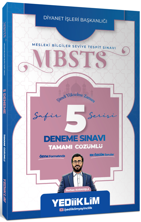 2027 MBSTS Safir Serisi Tamamı Çözümlü 5 Deneme Sınavı - Burhan Karakışla kitap kapağı