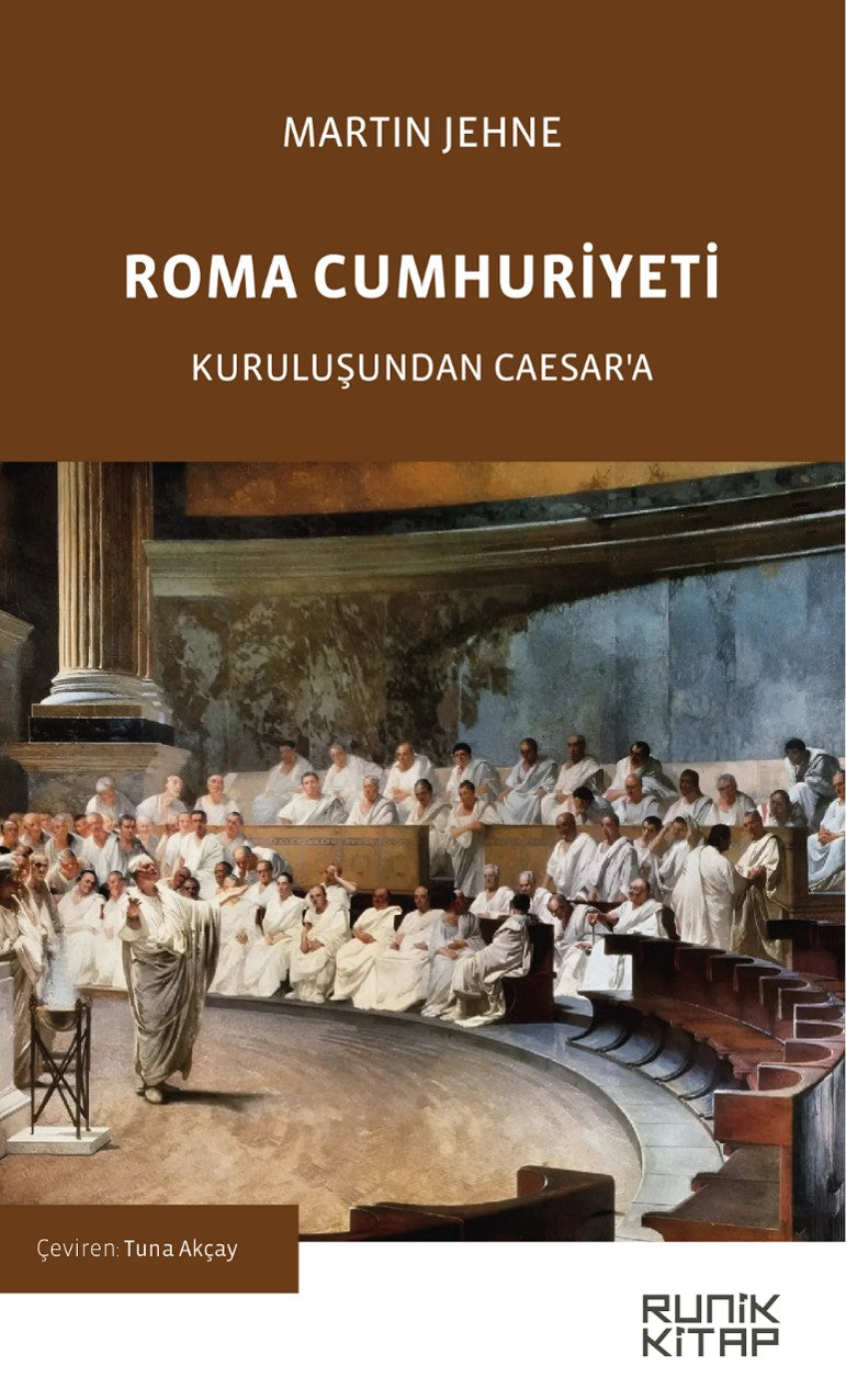 Roma Cumhuriyeti Kuruluşundan Caesar'a - Martin Jehne kitap kapağı